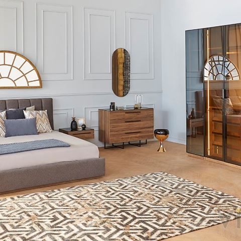 Pandora Yatak Odası Takımı Cam Kapaklı